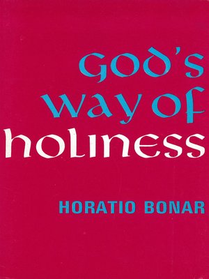 cover image of God's Way of Holiness